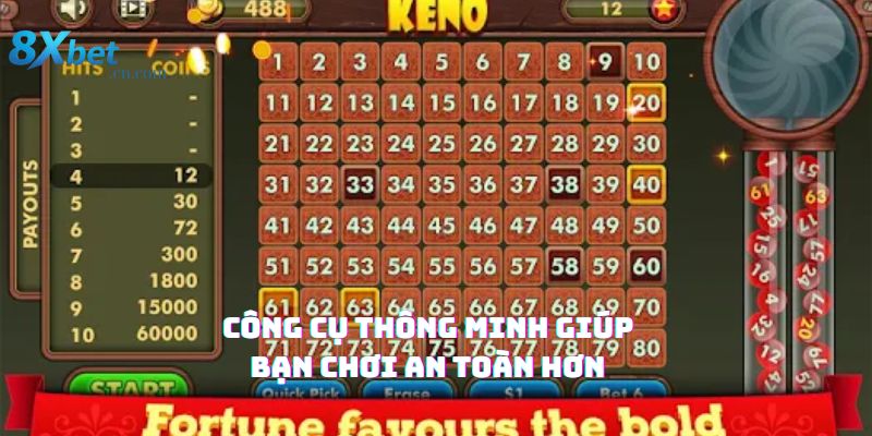 Bảng cơ cấu giải thưởng Keno Vietlott thể hiện giá trị giải từ chọn 1 đến chọn 10 số,