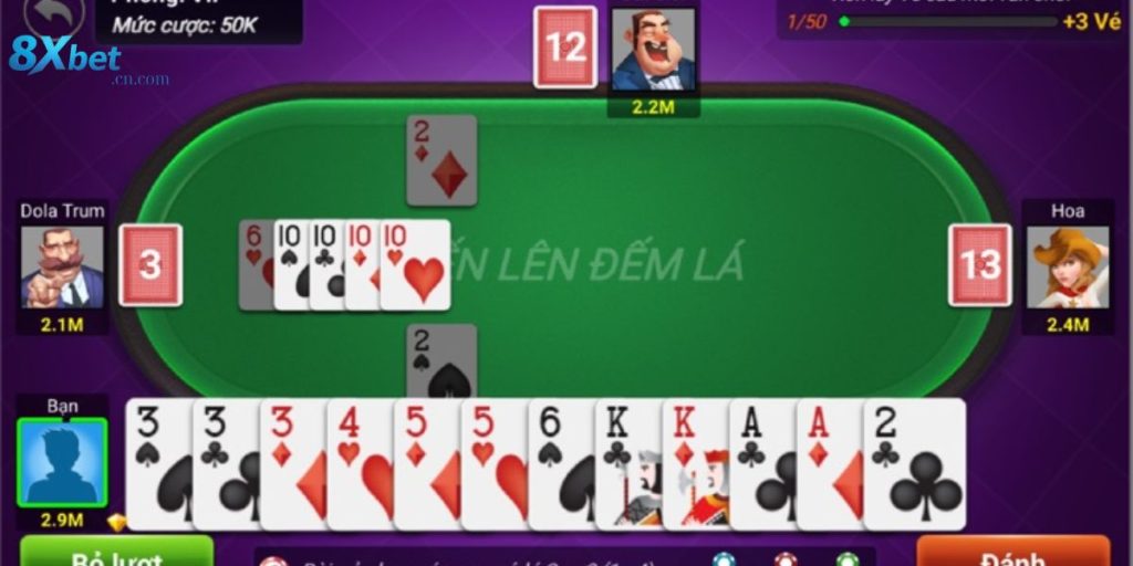 tiến lên đếm lá