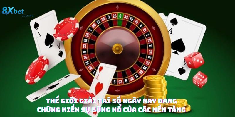 Minh họa xu hướng phát triển của các nền tảng giải trí dự đoán kết quả số online.